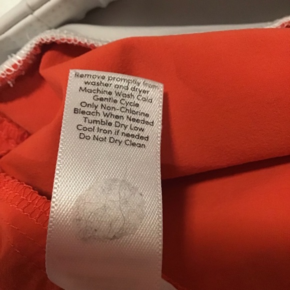 Athleta Ascender Athletic Shorts Orange - Picture 9 of 9